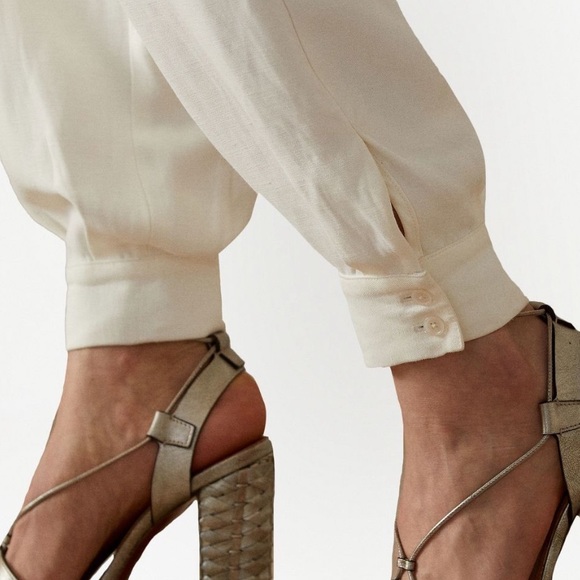 ❌SOLD❌ RALPH LAUREN PURPLE LABEL VIOLA HIGH WAISTED TAILORED TROUSERS - Picture 6 of 10